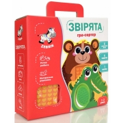 Образователна игра,  мозайка сортер с животни