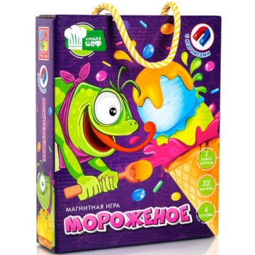 Магнитна игра " Направи си Сладолед"-с колело на късмета