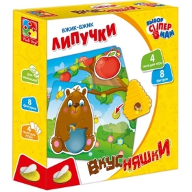 Настолна игра " Лакомства-- кой какво обича да похапва" 18,7x18,7x4,5