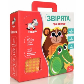 Образователна игра,  мозайка сортер с животни