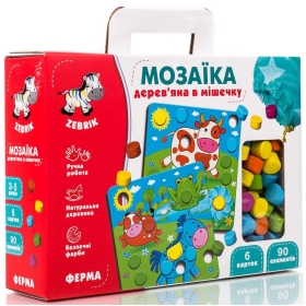 Образователна игра , мозайка "Фермата"